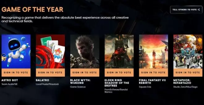 ¿Quién se llevará el GOTY en los Game Awards 2024?